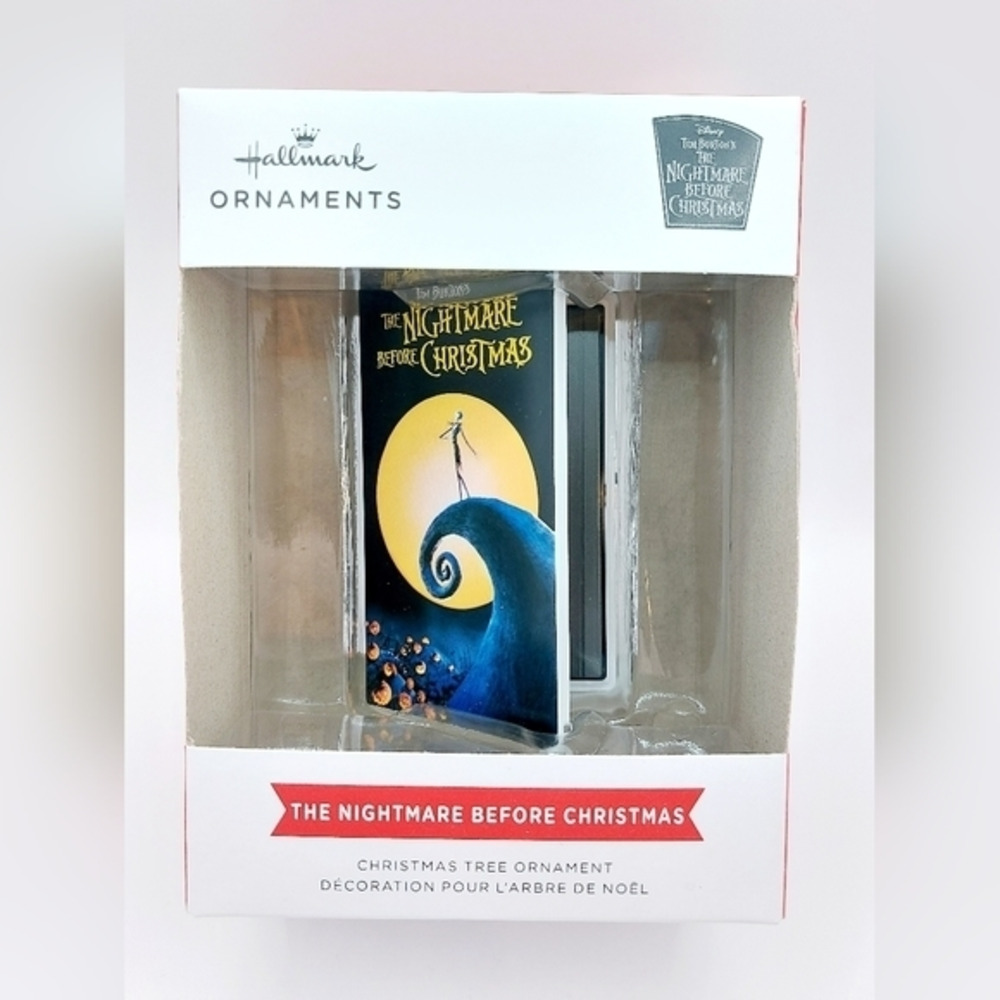 Hallmark Nightmare‎ Before Christmas VHS Ornament